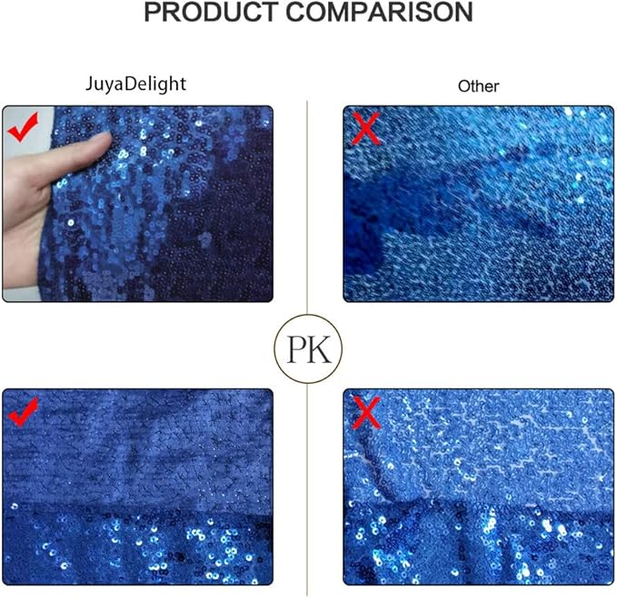 Sequin Backdrop Curtain, Glitter Non-Transparent Sequin Photography Background - Image 6