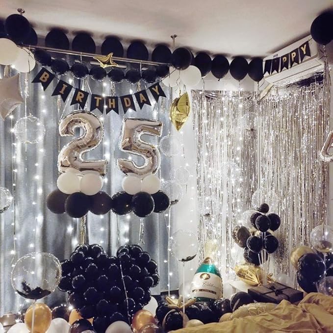 Foil Fringe Curtain Christmas Party Decorations - Image 9