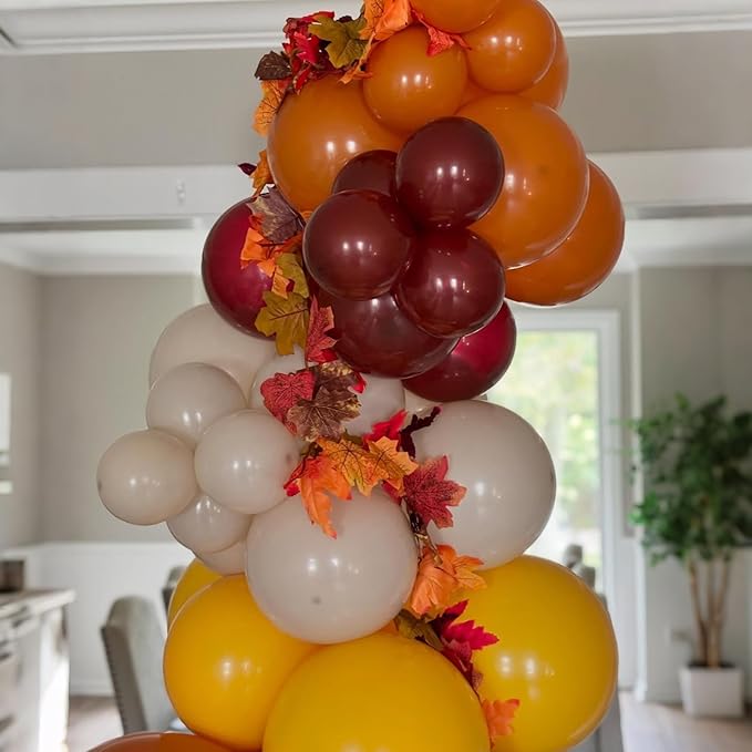 Burnt Orange Brown Balloons, 12 Inch 35PCS Fall Balloons - Image 4