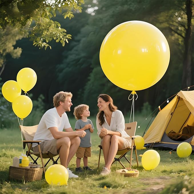 KAWKALSH Yellow Giant Balloons 36 Inch - Image 6