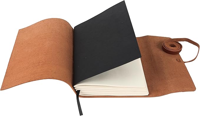 Handmade Leather Journal | Writing Notebook Diary | Bound Daily Notepad - Image 8