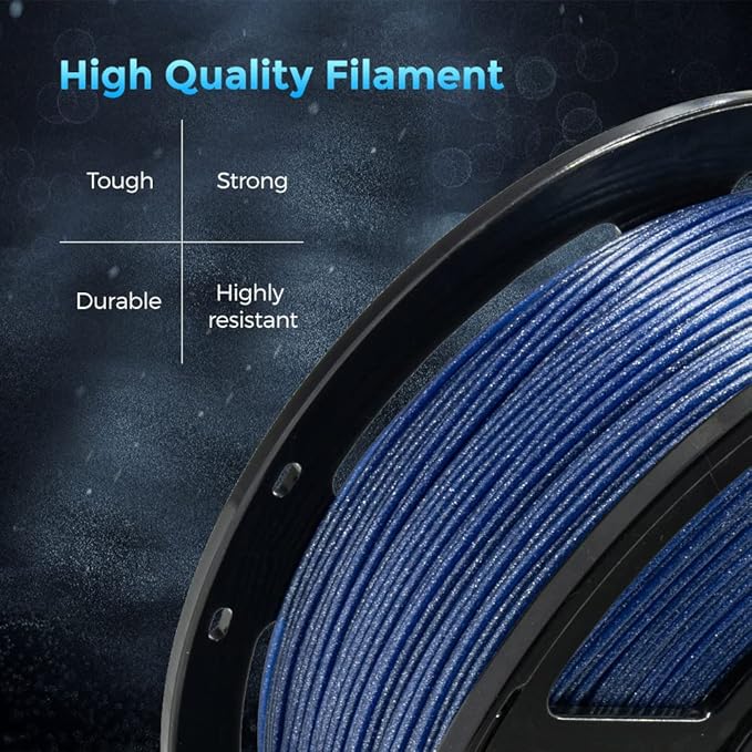 FLASHFORGE 3D Printer Filament, PLA Galaxy Filament 1.75mm, 1KG Spool, - Image 5