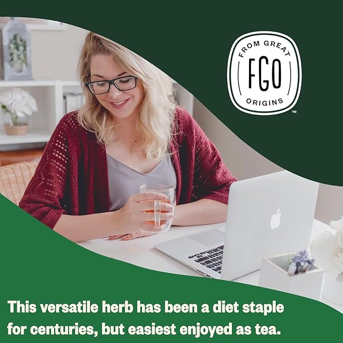 FGO Organic Nettle Leaf Herbal Tea, Eco-Conscious Tea Bags, Caffeine Free - Image 5