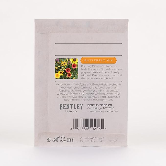 Bentley Seeds Grow with Us Pre Filled Butterfly Mix Seed Packets - Image 8