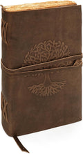 LUXEORIA Tree Of Life Leather Journal by Luxeoria