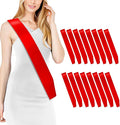 16 Pcs Sash Blank Satin Red Sash by Rinacci