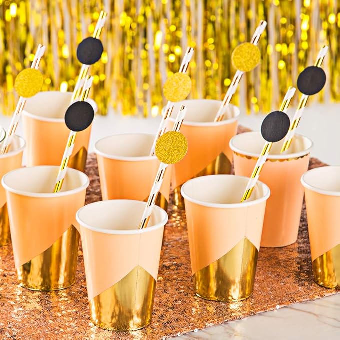 MOWO Glitter Confetti Circles Wedding Party Decor and Table Decor 1.2’’ in - Image 7