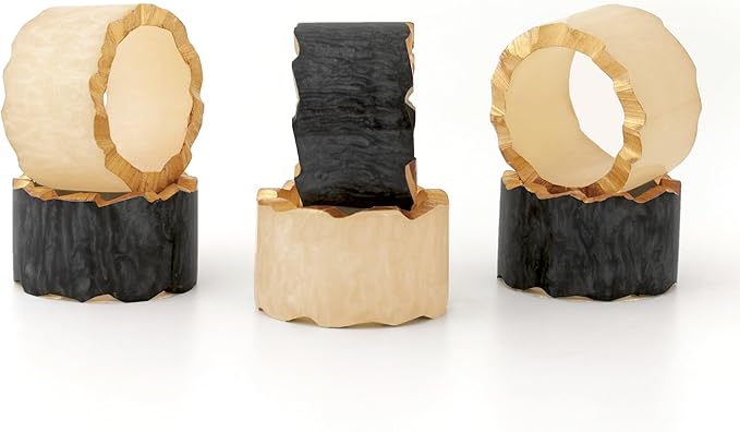 12 Pieces Epoxy Resin Napkin Rings - Image 7