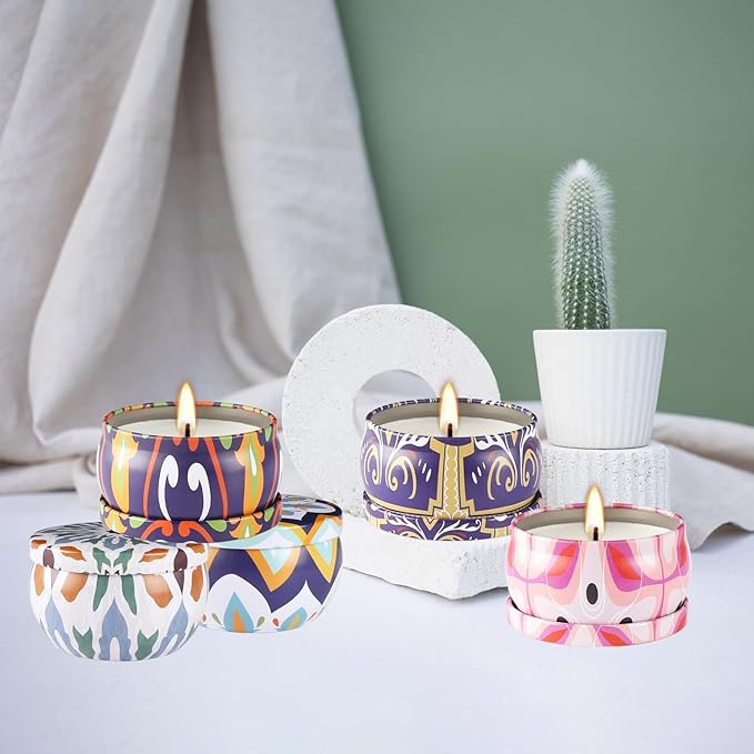 Scented Soy Wax Travel Tin Jar Candles - Image 4