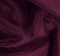 VDS Eggplant Organza Fabric, 10 Yards Continuous, 45” Wide, Wedding Party by VDS