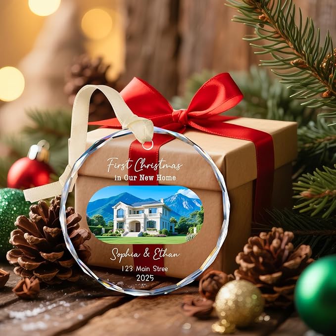 House Warming Gifts New Home Ornament Personalized First Home Christmas - Image 6