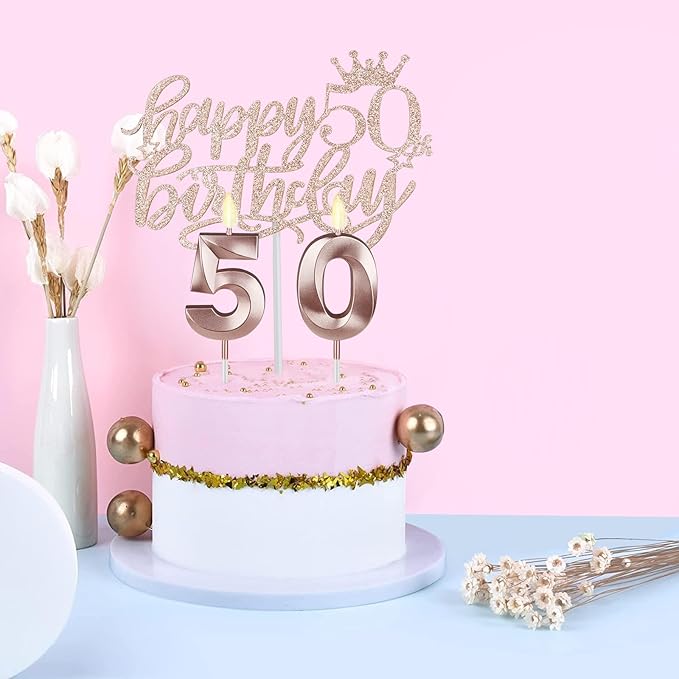 50th Birthday Decorations for Women, Including 50th Birthday Sash and Crown - Image 5