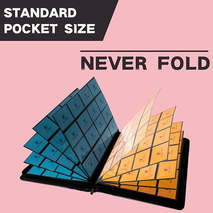 1000+ Pockets Trading Card Binder, 16-Pocket Card Ablum Compatible - Image 2
