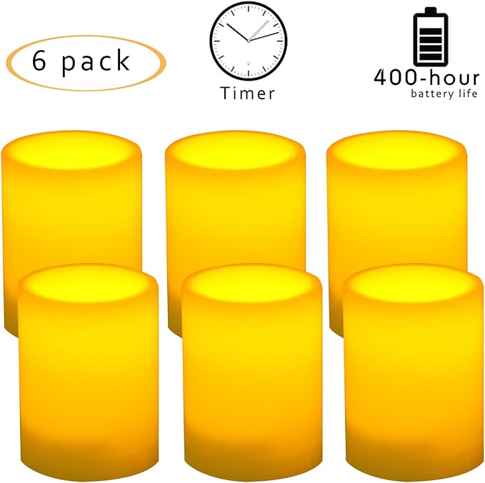 CANDLE CHOICE Battery Operated Flameless Votive Candles - Image 4