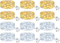 kolpop 12 Pack LED Fairy Lights Battery Operated, Mini Twinkle String Lights by kolpop