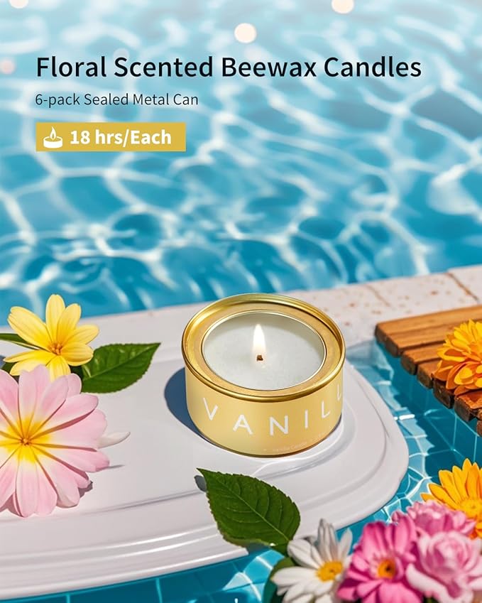 VTS Candles for Home Scented, 6 Pack Aromatherapy Candles, Candles Gift Set for - Image 2
