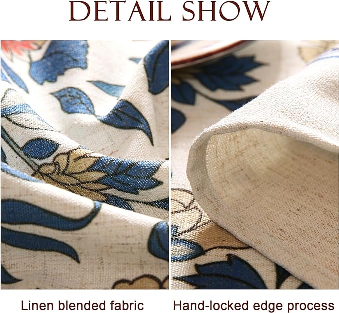 patdrea Designer Blue Tablecloth - Image 5