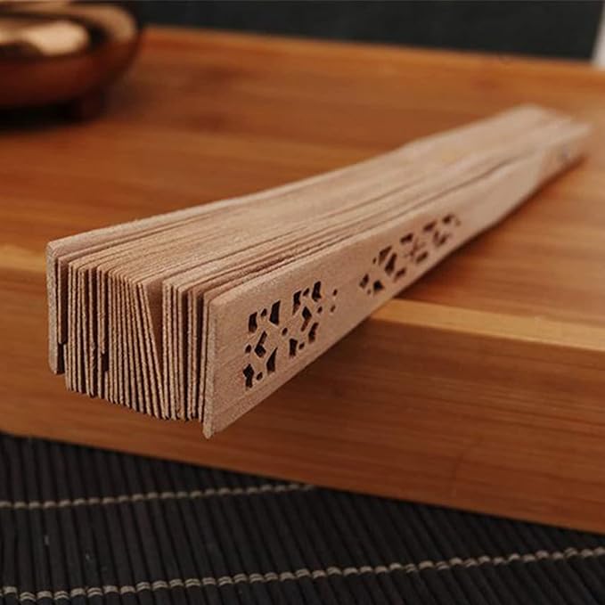Sandalwood Fan 50 Pcs Hand Fans - Image 3