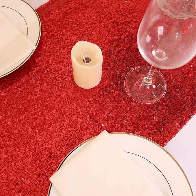 Eternal Beauty Red Table Runner - Image 6