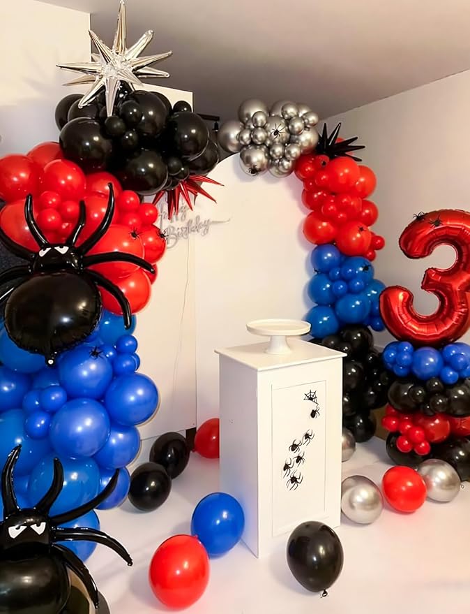 Black Red and Blue Balloons - Image 7