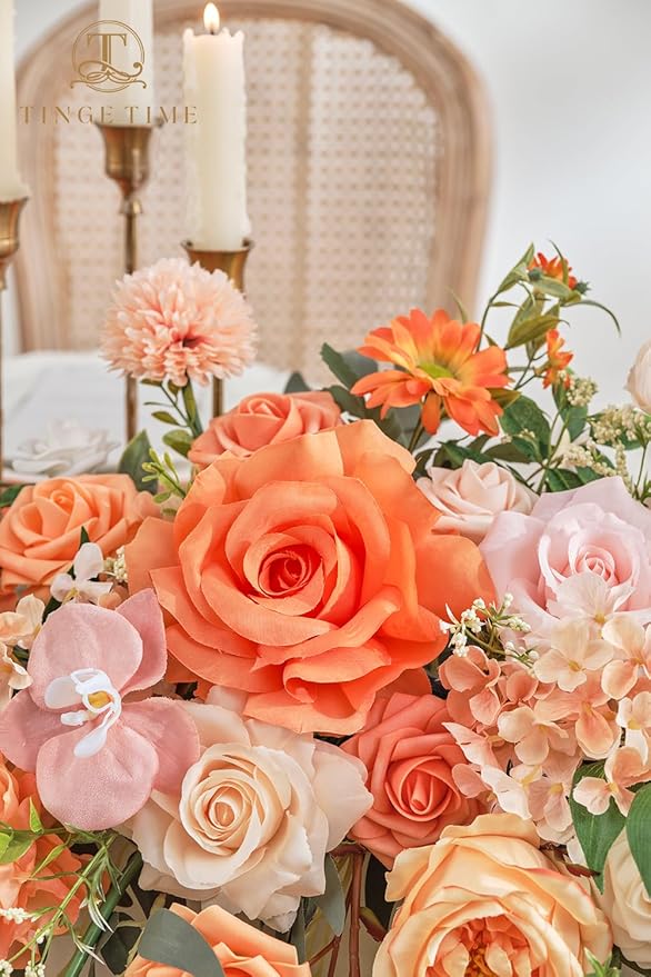 TINGE TIME Artificial Sweetheart Flower Swag - Image 6