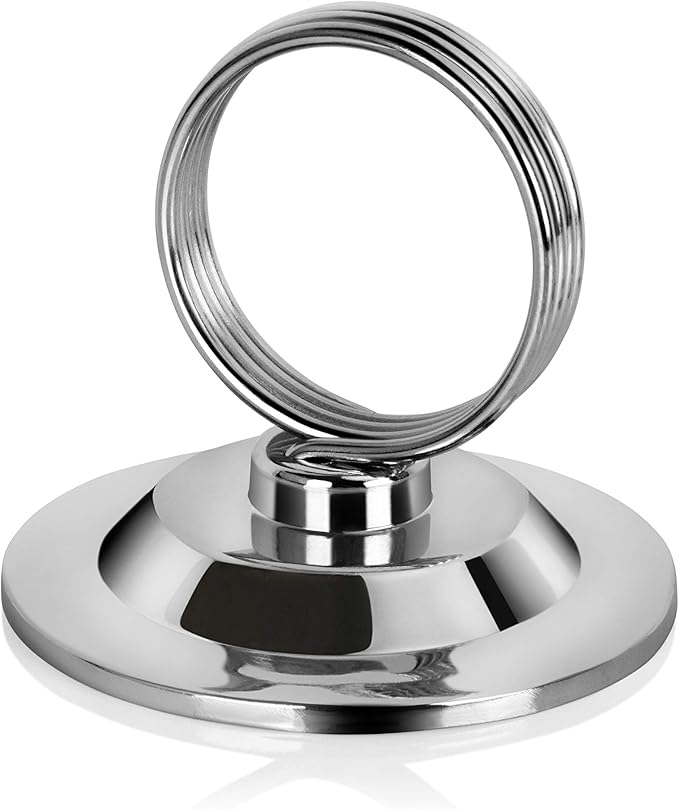 New Star Foodservice 23398 Ring-Clip Table Number Holder/Number Stand/Place - Image 2