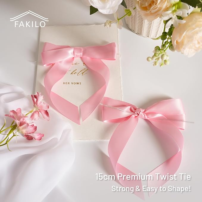 Pink Bows for Gift Wrapping - Image 4