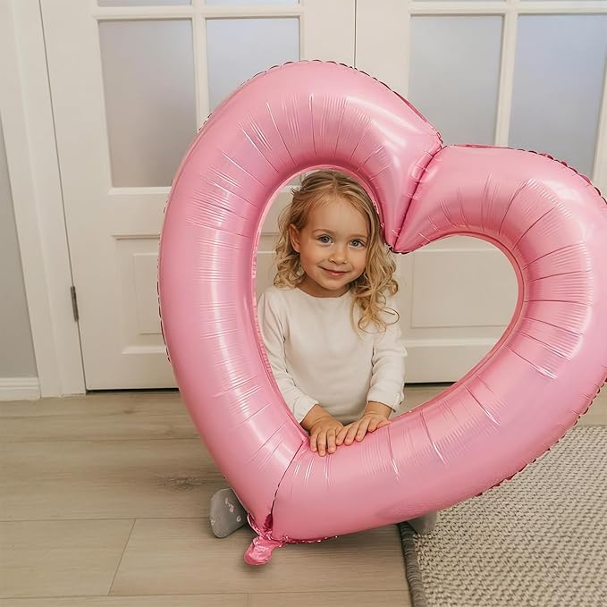 Pink Heart Balloons - Image 4