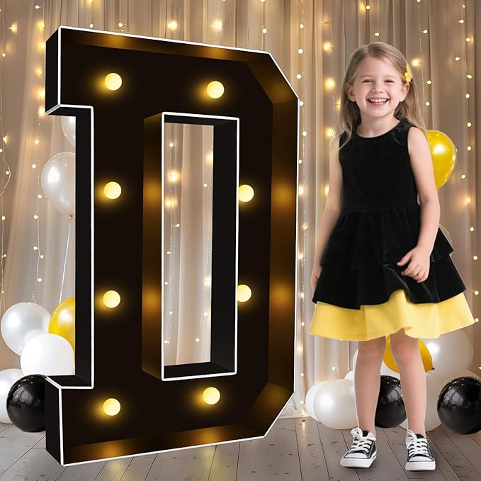 Pooqla 3FT Marquee Light Up Letters, Giant Mosaic Letter by Pooqla