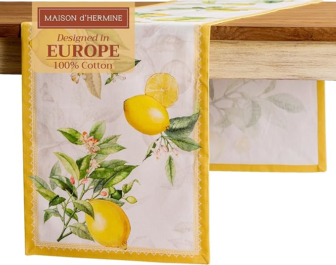 Maison d' Hermine Table runner 100% Cotton Single Layer Table Runners 72 inches by MaisondHermine