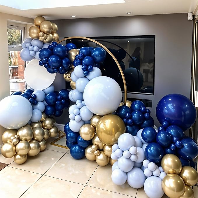 Blue and Gold Balloons - Image 4