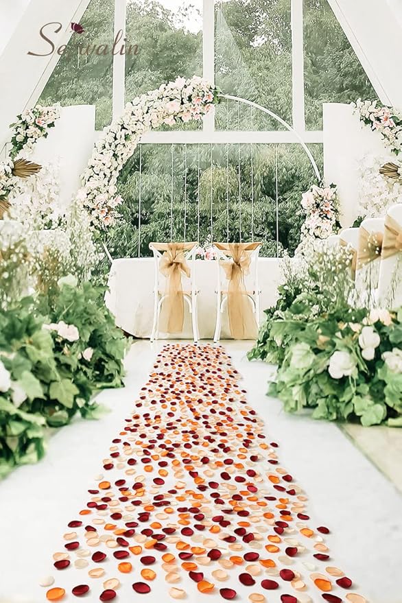 Serwalin 300Pcs Silk Rose Petals Flower Petals - Image 8