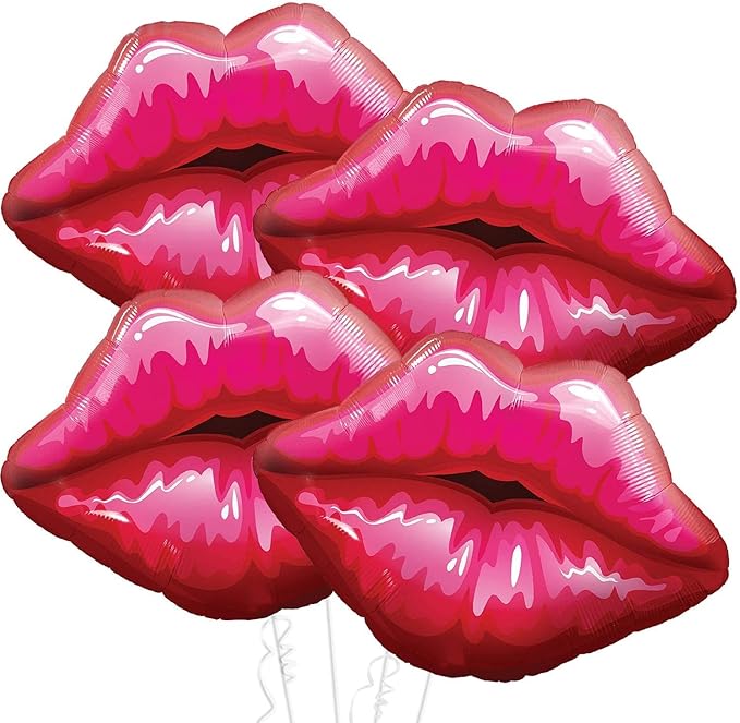 KatchOn, Huge Red Lip Foil Balloon by KatchOn