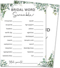 Eucalyptus Bridal Shower Game Cards by HOME