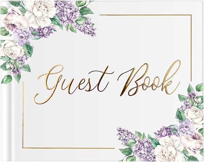Wedding Guest Book for Guests to Sign, Elegant Wedding Guestbook Ideas by Unknown