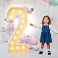 4FT Plastic Marquee Numbers 2 by KLUND