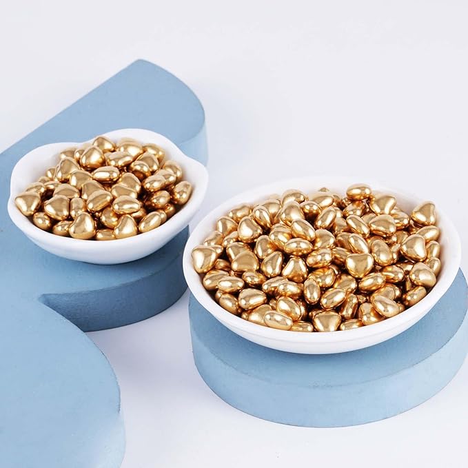 Kasvan Gold Heart Shapes Sprinkles - Image 5