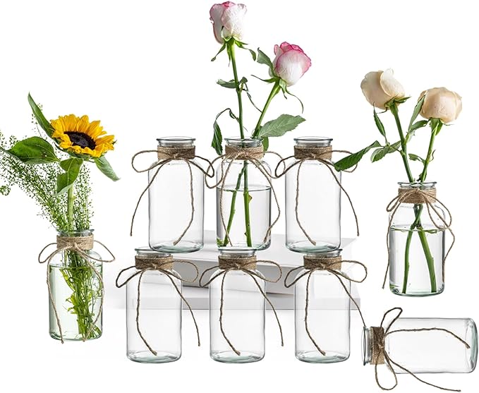 Vintage Glass Vases, Mason Jars by wangsdjy