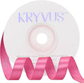 Hot Pink Satin Ribbon 3/8 inch X Continuous 25 Yards, Single Face Polyester by Kryvusribbon