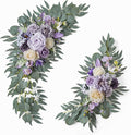 ponatia Wedding Arch Flowers, Artificial Purple Flowers by ponatia