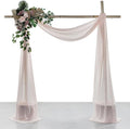 VDS Pack of 1 Panel Wedding Arch Draping Fabric Sheer Chiffon Fabric Drapery by VDS