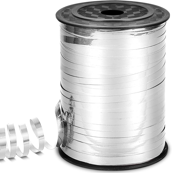 Silver Metallic Ribbon by VISPAD