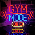 Lucunstar Gym Mode Neon Sign, Dimmable Switch USB Powered by LUCUNSTAR