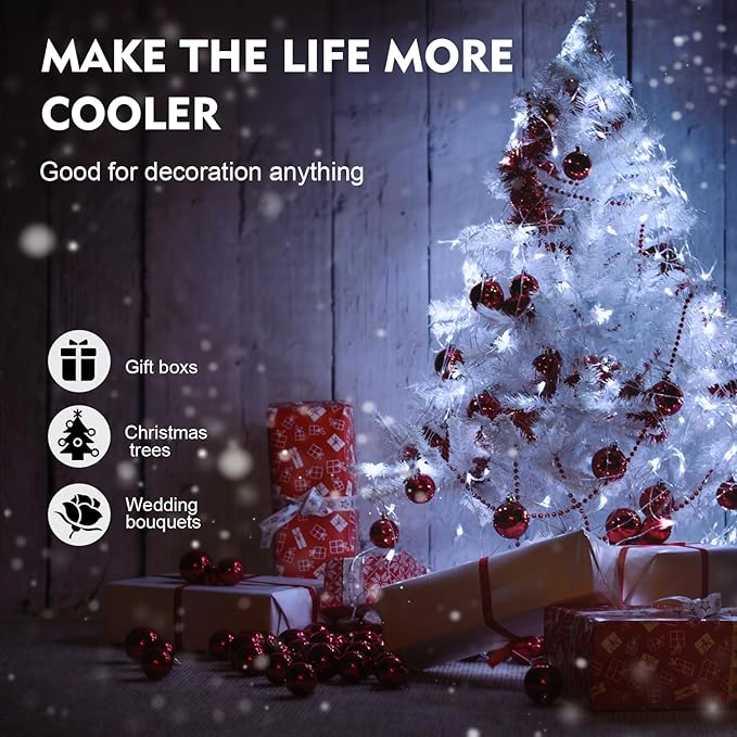Aogist 50 Pack Fairy Lights 3 Modes 7ft 20 LED Waterproof, Battery Operated - Image 3