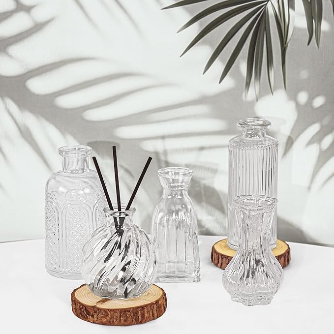 24Pcs Glass Bud Vase Set, Small Flower Vase - Image 7