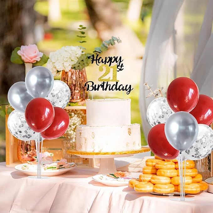TONIFUL 4 Centerpieces Table Stand, Anniversary, Graduation Decorations - Image 6