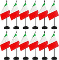 12 Pack Italy Desk Flags, Italian Desktop Flag, Small Miniature Office Flags by Unknown