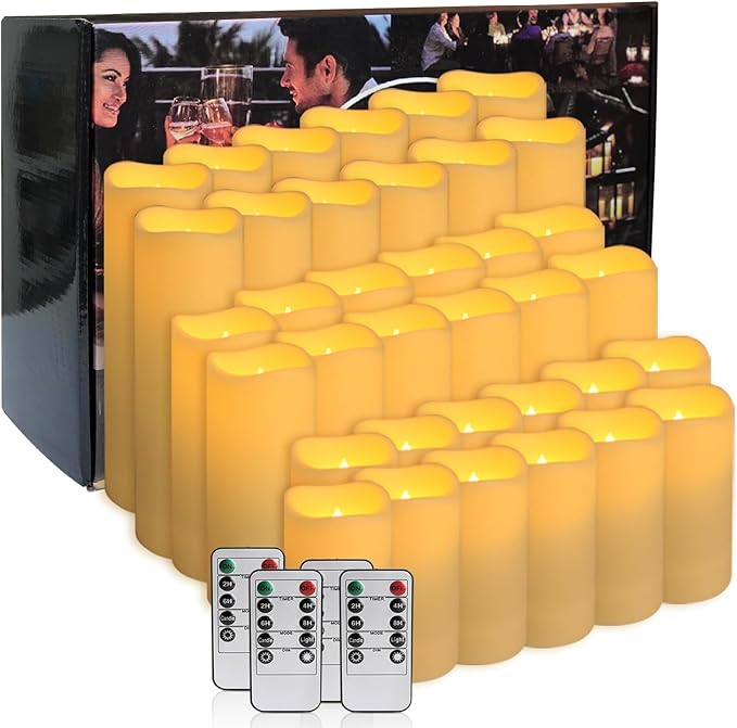 36-Pack LED Flameless Candles - Image 3