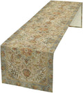Vintage Boho Floral Table Runner, Rustic Old Farmhouse Yellow Retro Flower by Unknown