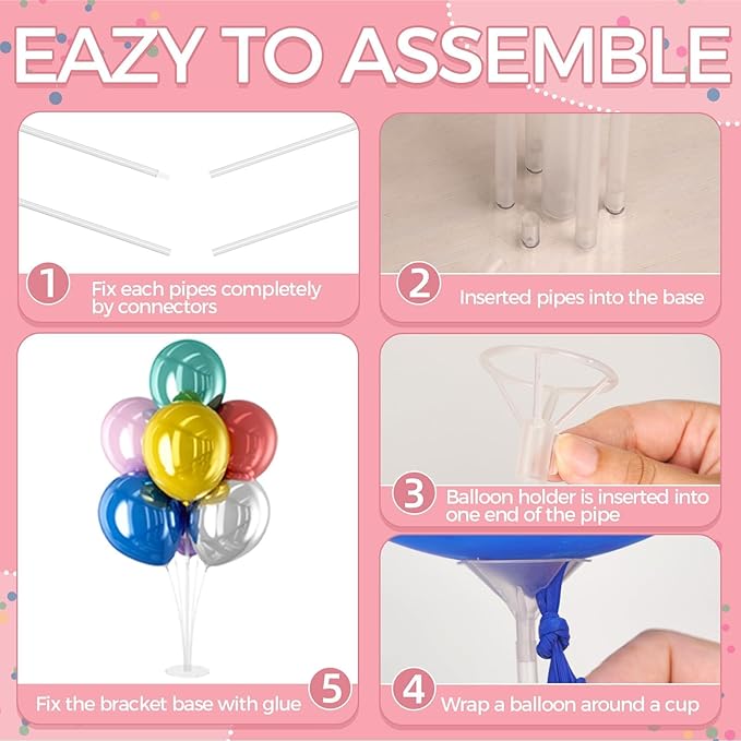 4 Set Balloon Stand Kit - Image 4